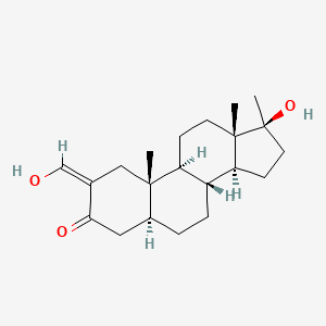 Molecular structure of Oxymetholone