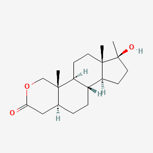 Molecular structure of Oxandrolone