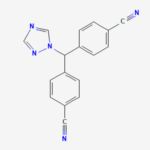 Molecular structure of Letrozole