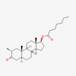 Molecular structure of Drostanolone enanthate