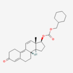 Molecular structure of Trenbolone hexahydrobenzylcarbonate