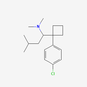 Molecular structure of Sibutramine