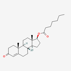 Molecular structure of Testosterone enanthate