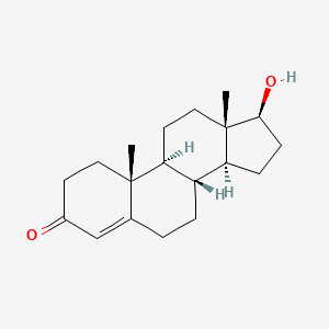 Molecular structure of Testosterone
