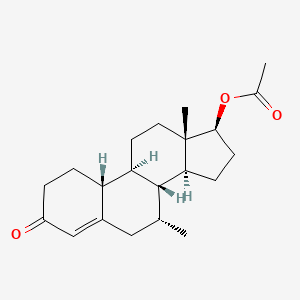 Molecular structure of Trestolone acetate