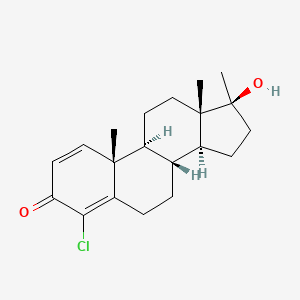 Molecular structure of Chlorodehydromethyltestosterone
