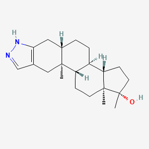 Molecular structure of Stanozolol