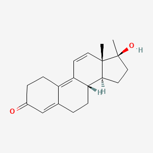 Molecular structure of Methyltrienolone