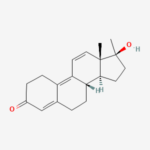 Molecular structure of Metribolone