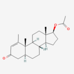 Molecular structure of Methenolone acetate