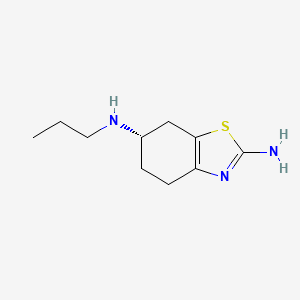 Molecular structure of Pramipexole