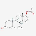 Molecular structure of Trestolone acetate