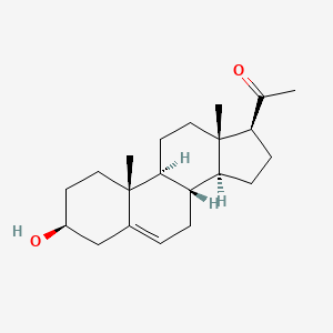 Molecular structure of Pregnenolone