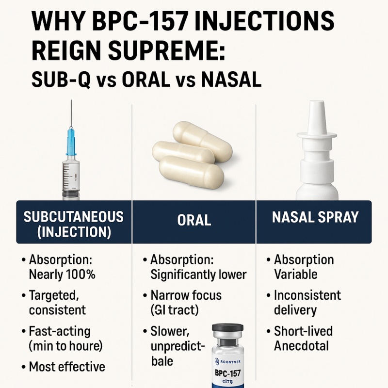 Why Bpc-157 Injections Reign Supreme: Sub-Q Vs Oral Vs Nasal 1 image