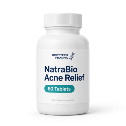 NatraBio, Acne Relief, 60 Tablets | BodyTechPharma