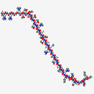 Molecular structure of Tesamorelin